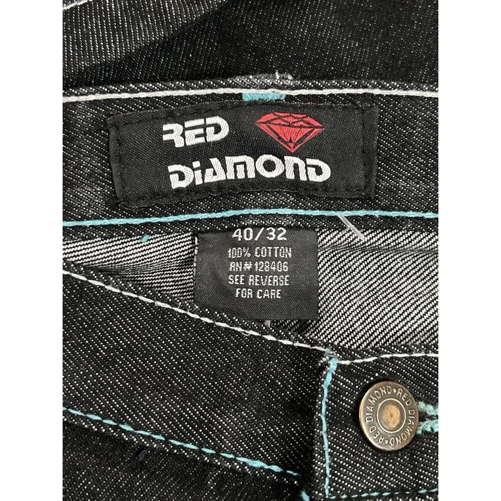 red‎ diamond jeans Men’s 40x32 Set Of 2 Embroidered Pockets